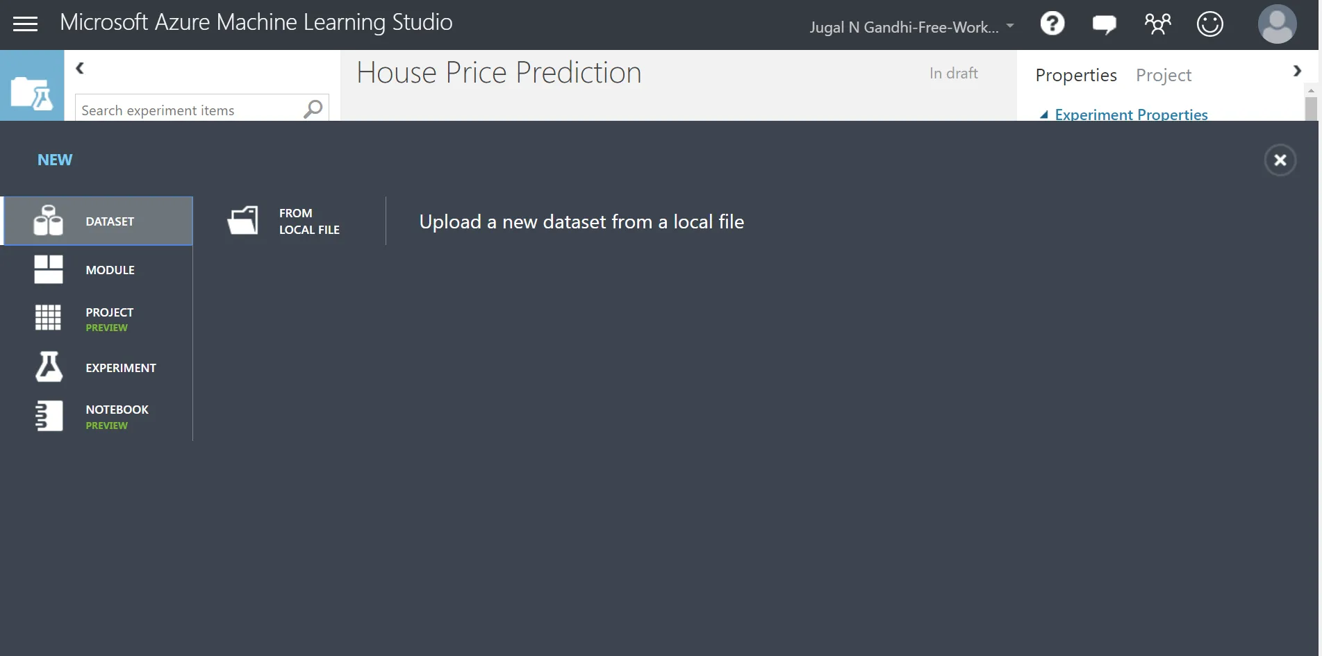 Uploading custom dataset
